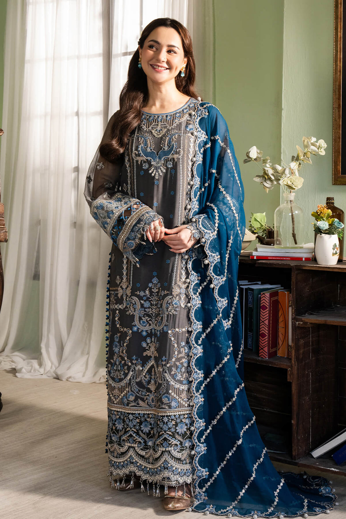 Imrozia Premium | Naina Chiffon Collection | I-192 Nazaha - House Of Hania