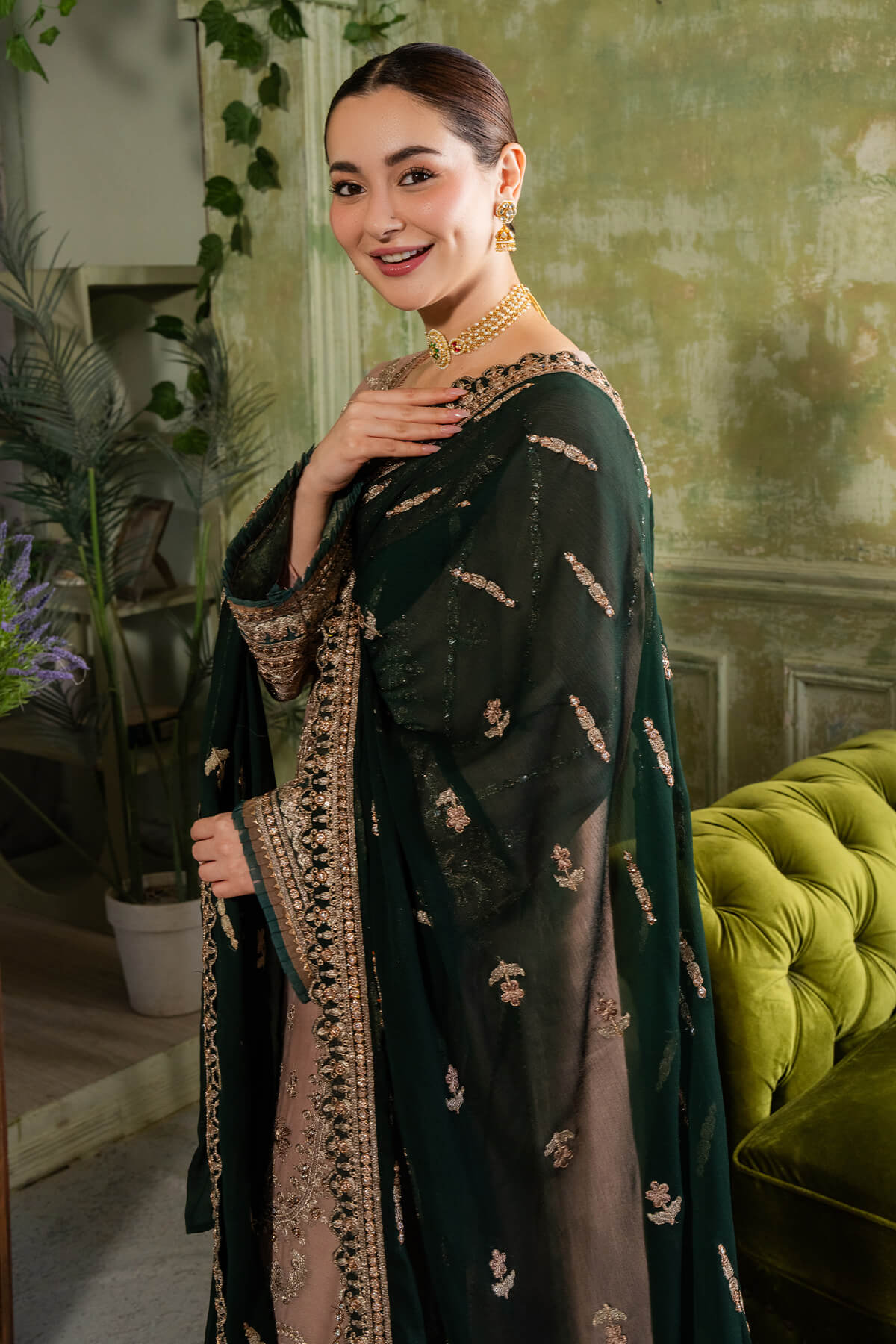 Imrozia Premium | Naina Chiffon Collection | I-195 Gul - House Of Hania