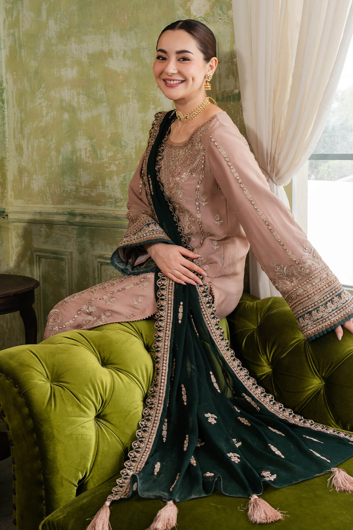 Imrozia Premium | Naina Chiffon Collection | I-195 Gul - House Of Hania