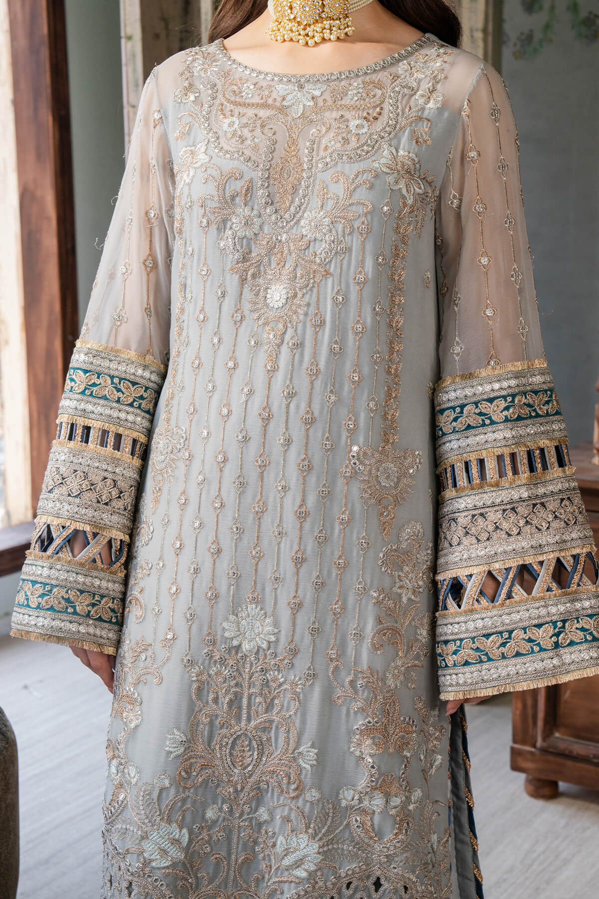 Imrozia Premium | Naina Chiffon | I-190 Rumman - House Of Hania