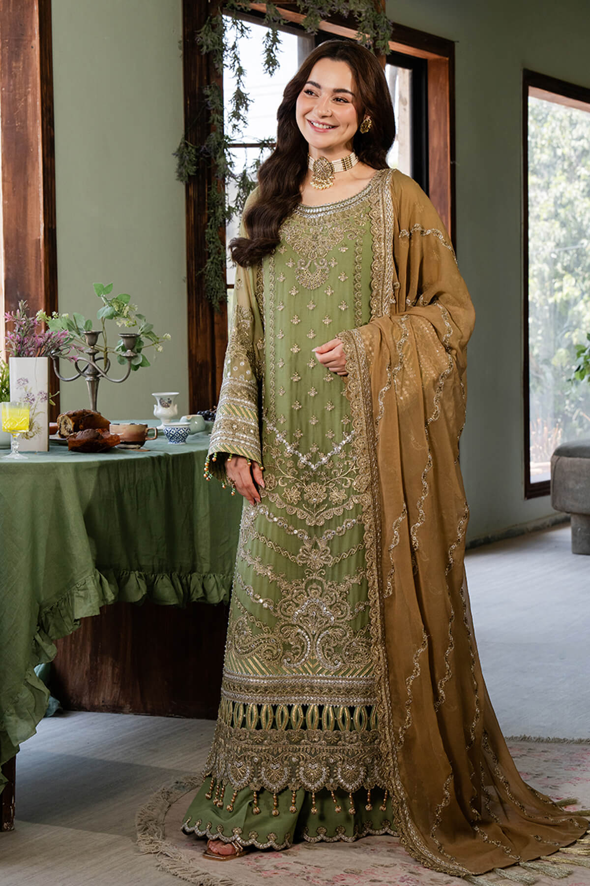 Imrozia Premium | Naina Chiffon | I-191 Aabia - House Of Hania