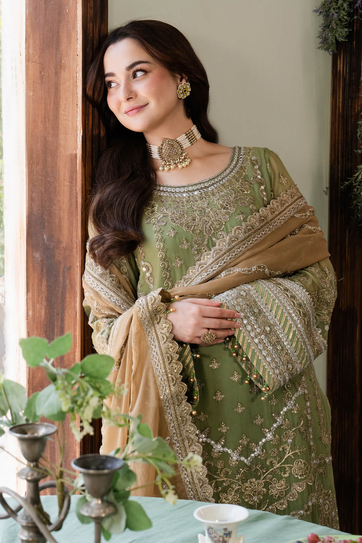 Imrozia Premium | Naina Chiffon | I-191 Aabia - House Of Hania