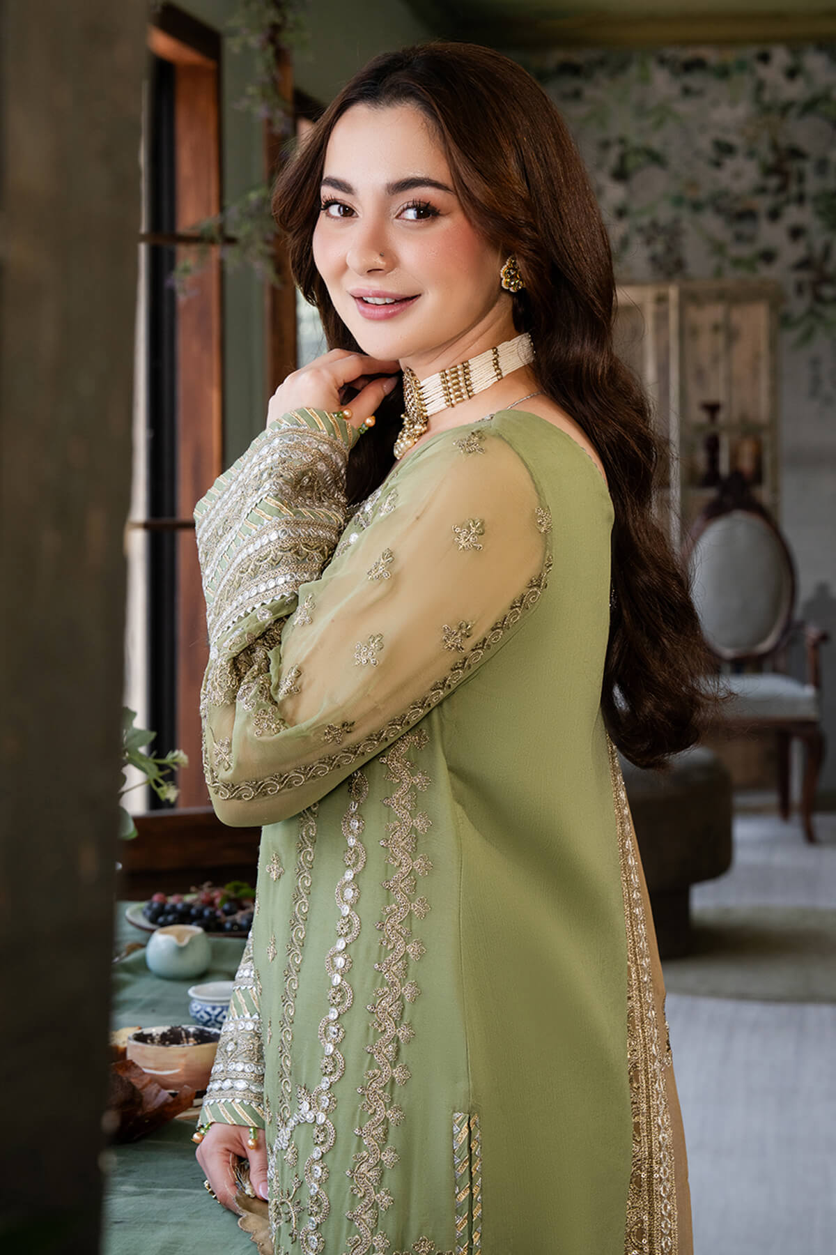 Imrozia Premium | Naina Chiffon | I-191 Aabia - House Of Hania