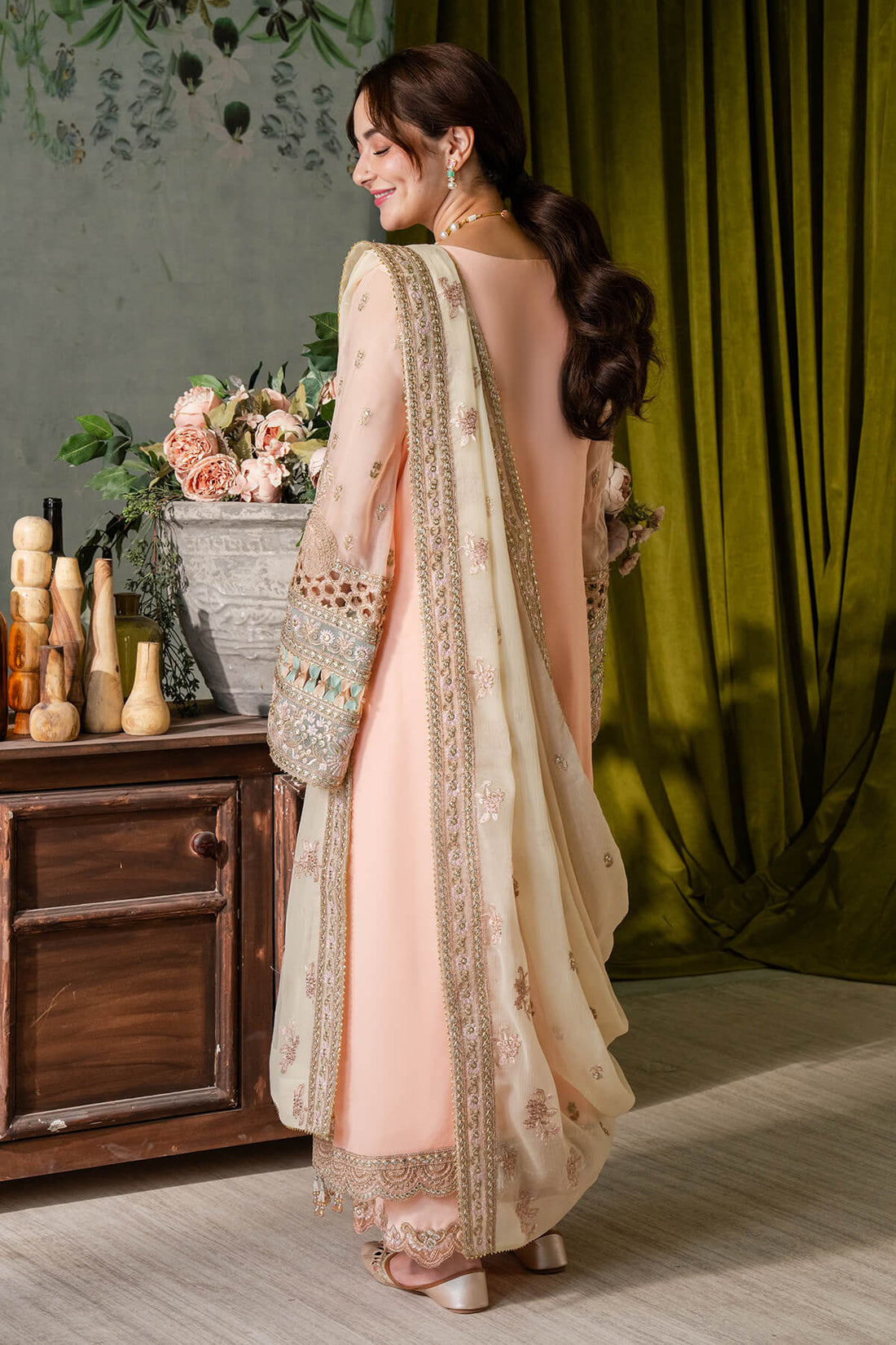 Imrozia Premium | Naina Chiffon | I-193 Kashud - House Of Hania