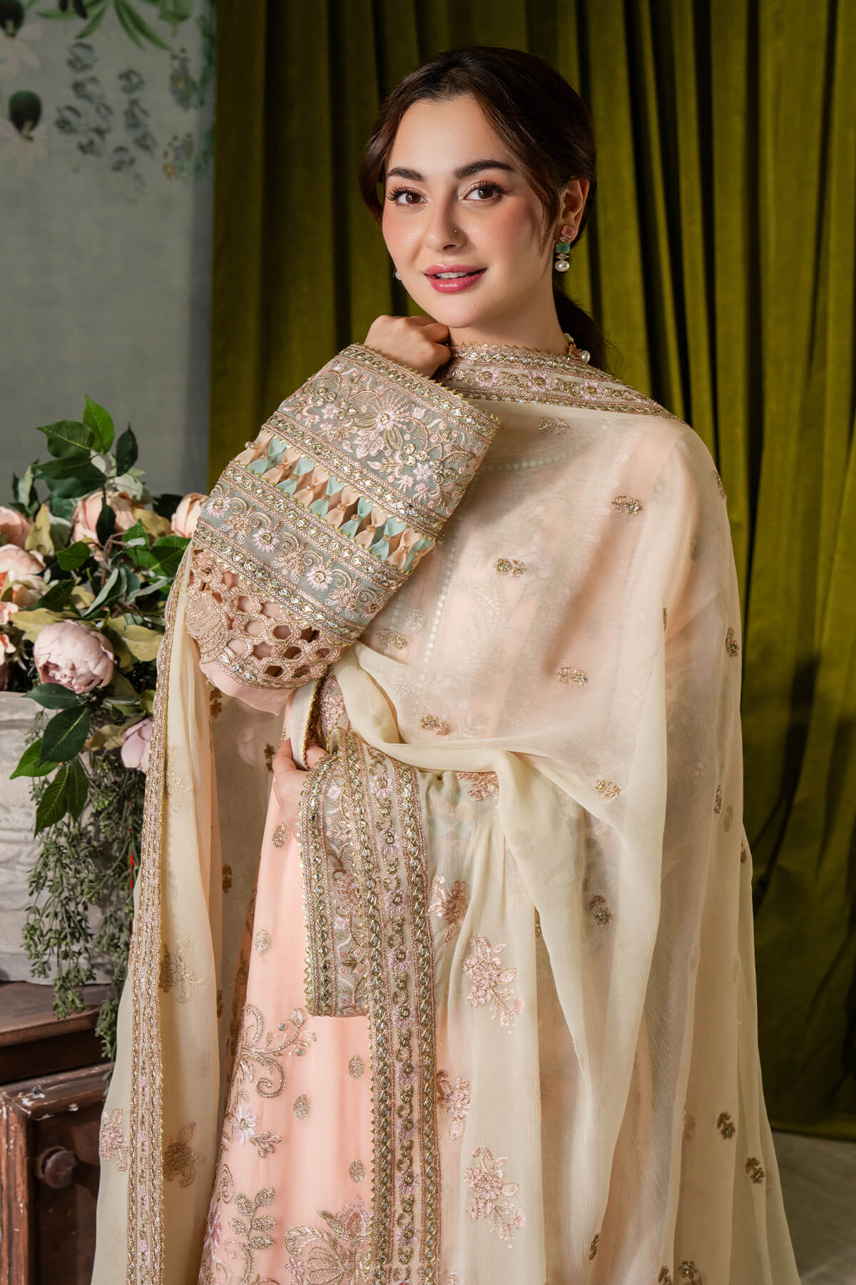 Imrozia Premium | Naina Chiffon | I-193 Kashud - House Of Hania