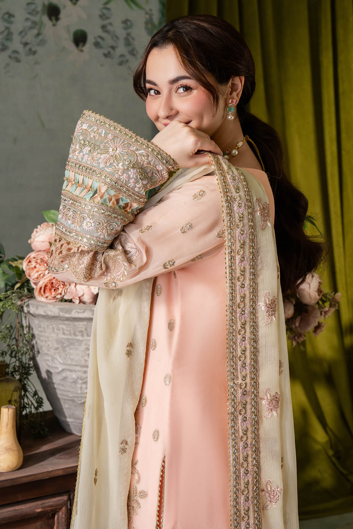 Imrozia Premium | Naina Chiffon | I-193 Kashud - House Of Hania