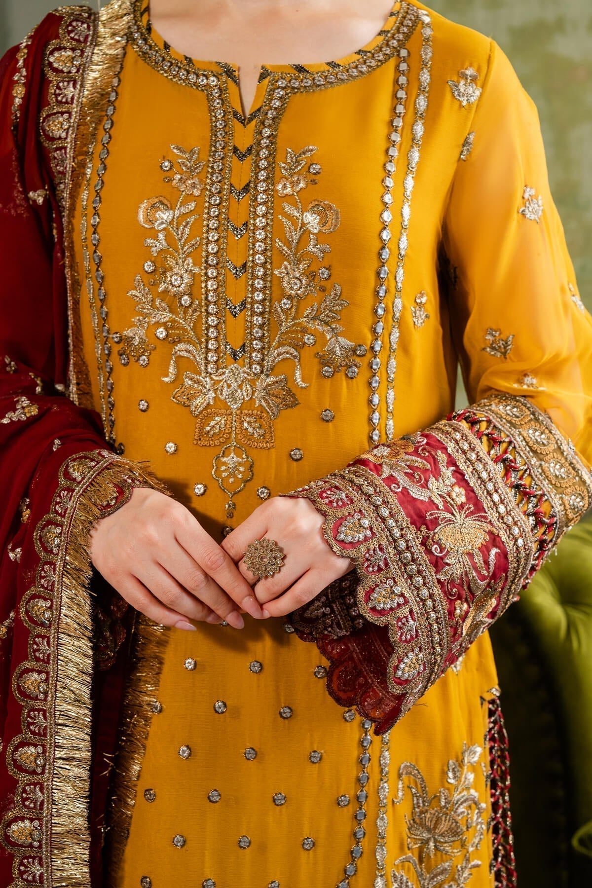 Imrozia Premium | Naina Chiffon | I-196 Naaz - House Of Hania