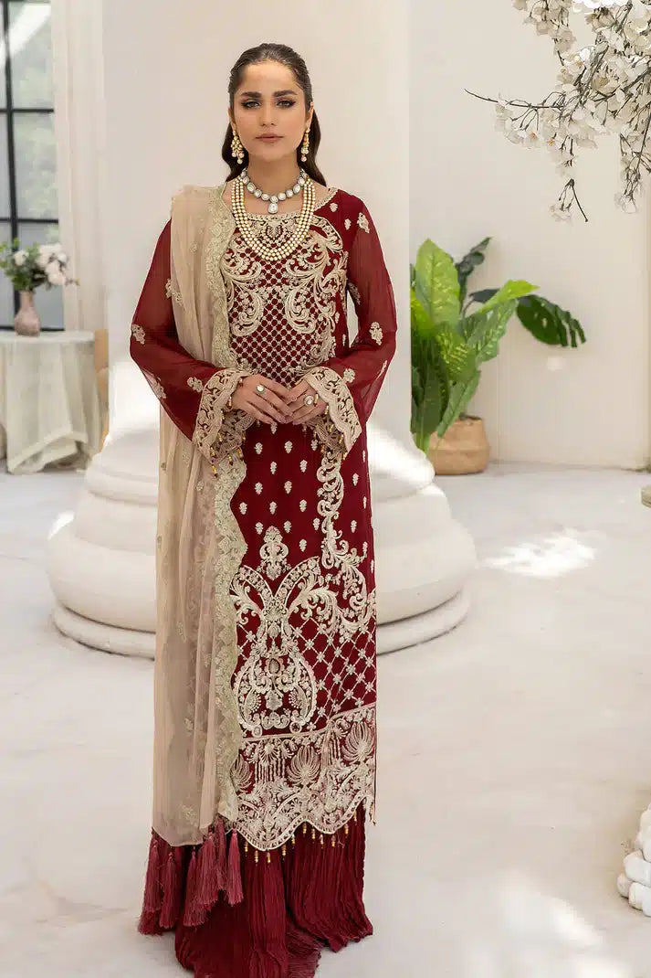 Imrozia Premium | Naqsh Formals 23 | M-55 Sienna - House Of Hania