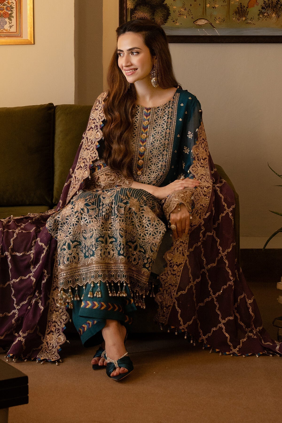 Imrozia Premium | Noor Jahan Formals | I-208 Aaina - House Of Hania
