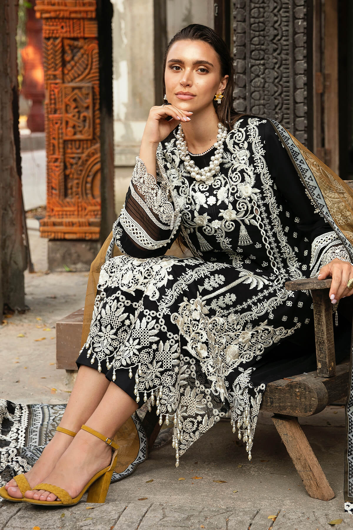 Imrozia Premium | Reve Luxury Lawn | S.L 63 Alma - House Of Hania
