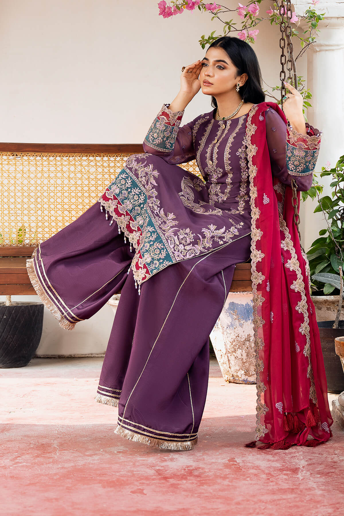 Imrozia Premium | Sitarah Luxury Chiffon 24 | I-209 Najma - House Of Hania