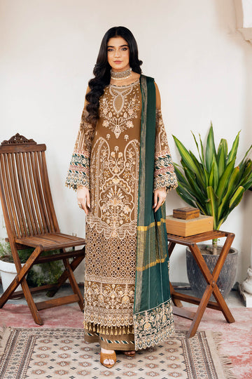 Imrozia Premium | Sitarah Luxury Chiffon 24 | I-210 Tabaan - House Of Hania