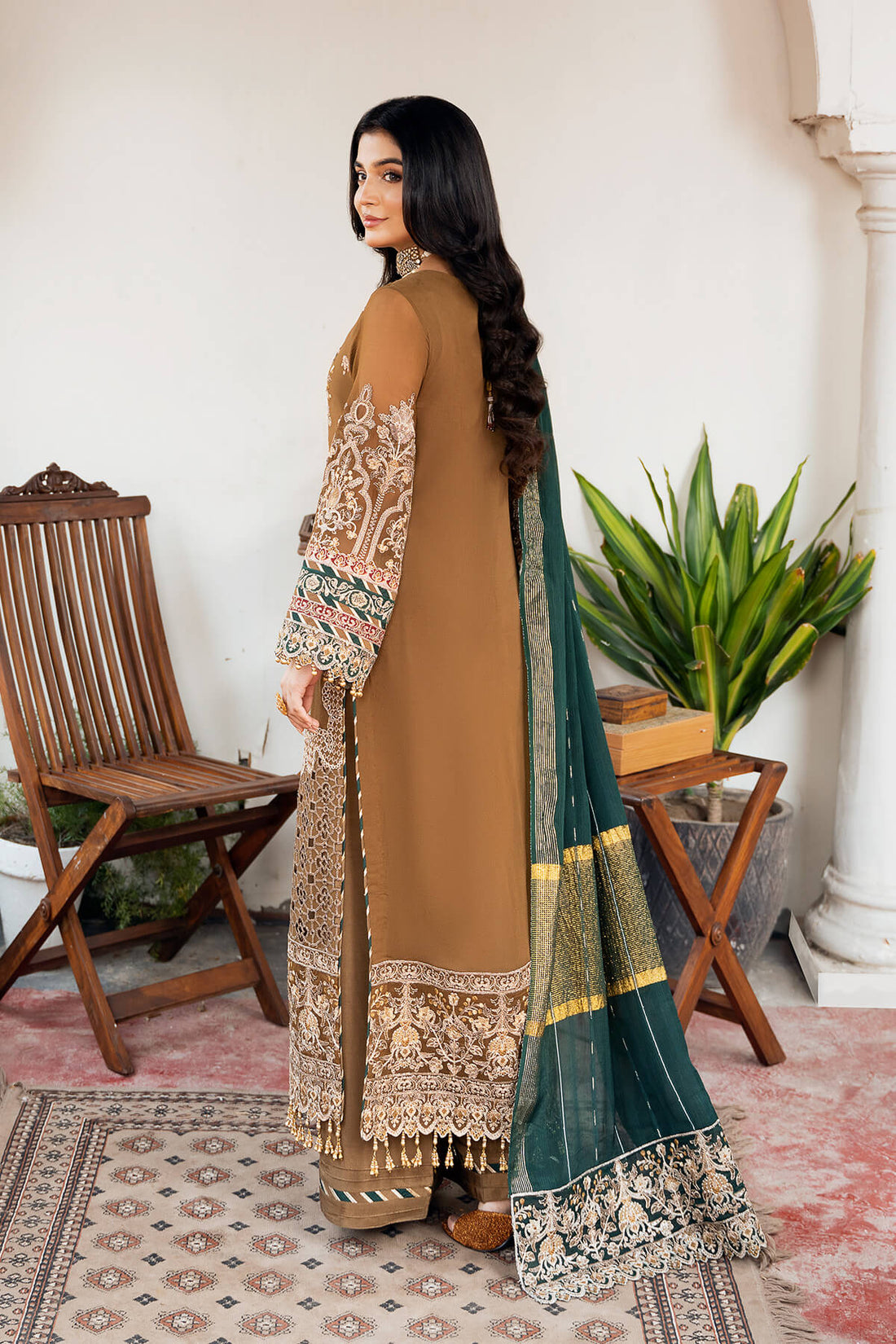 Imrozia Premium | Sitarah Luxury Chiffon 24 | I-210 Tabaan - House Of Hania
