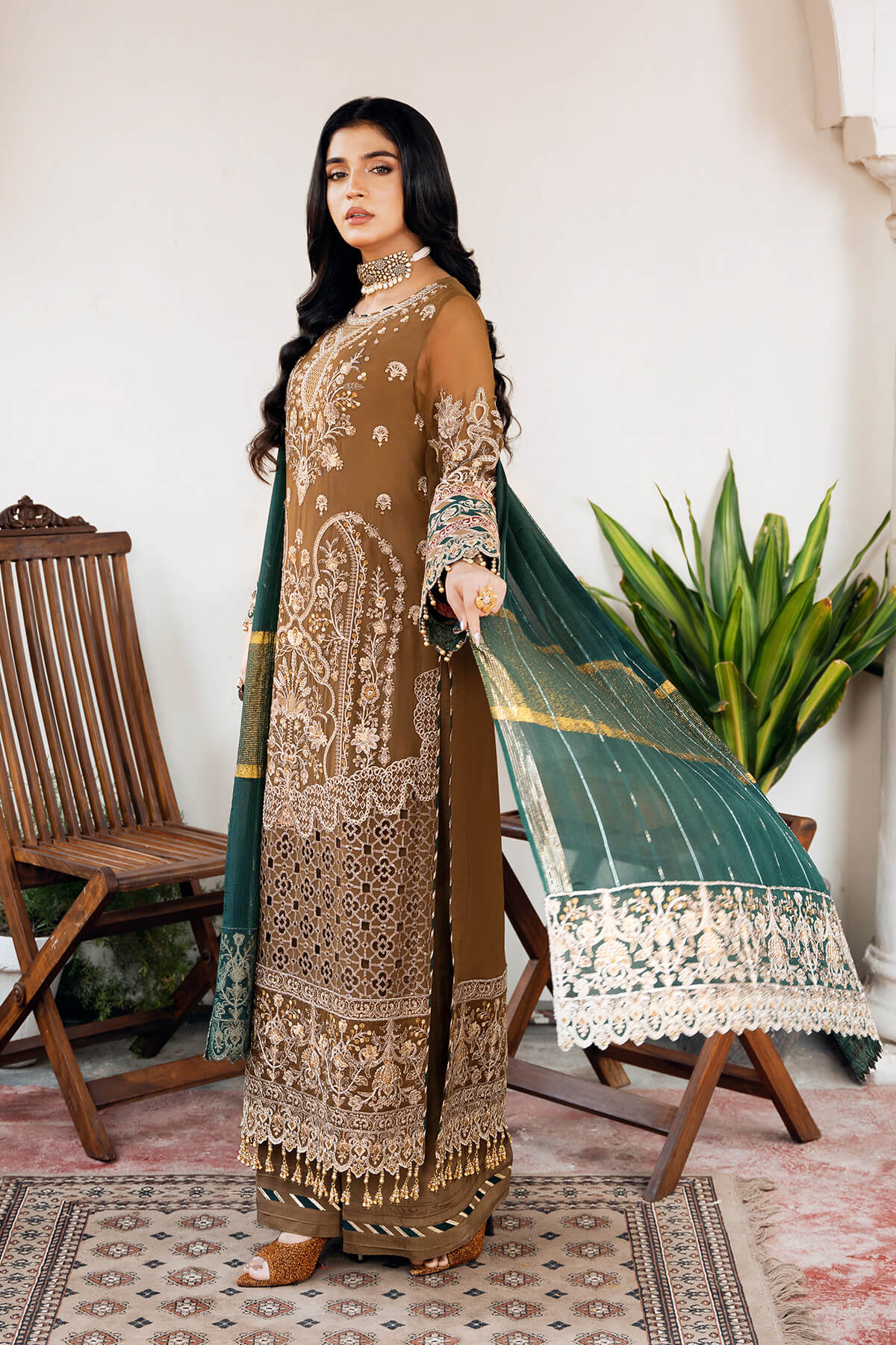 Imrozia Premium | Sitarah Luxury Chiffon 24 | I-210 Tabaan - House Of Hania
