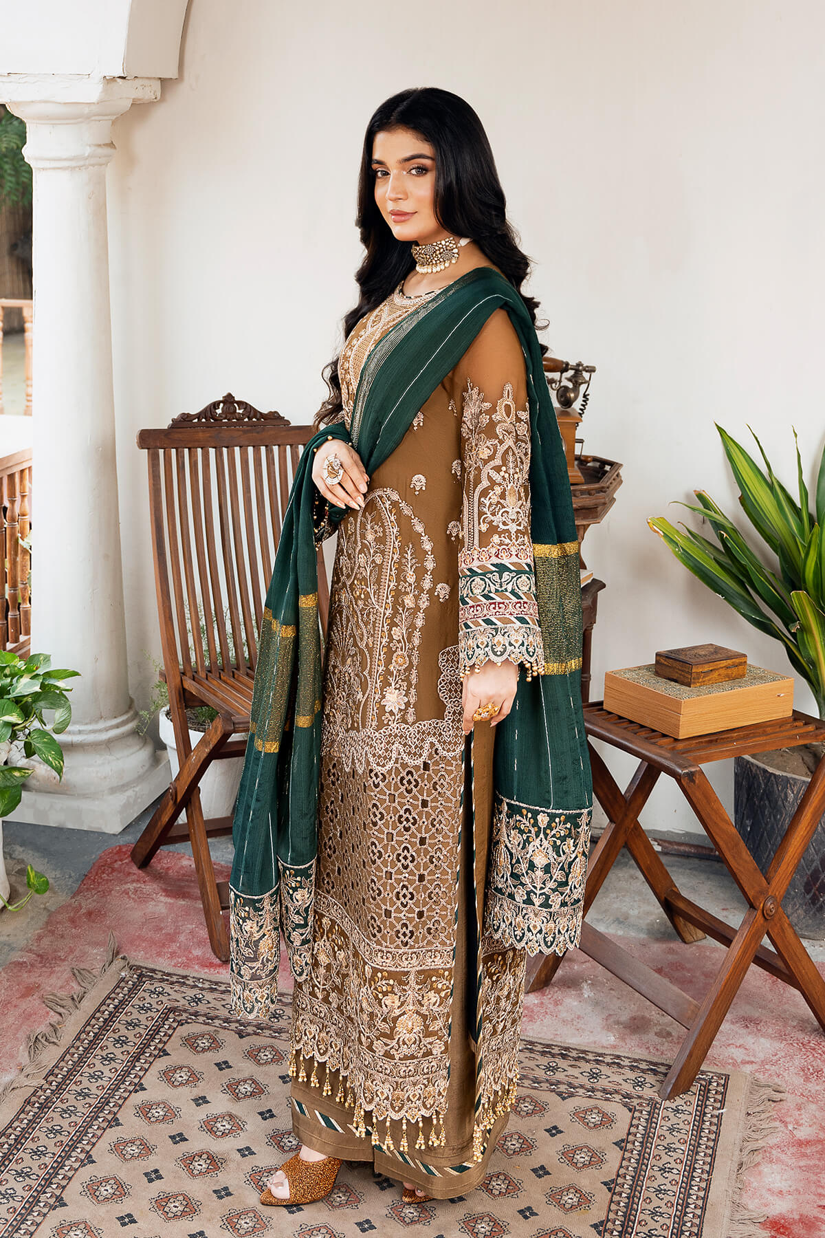 Imrozia Premium | Sitarah Luxury Chiffon 24 | I-210 Tabaan - House Of Hania