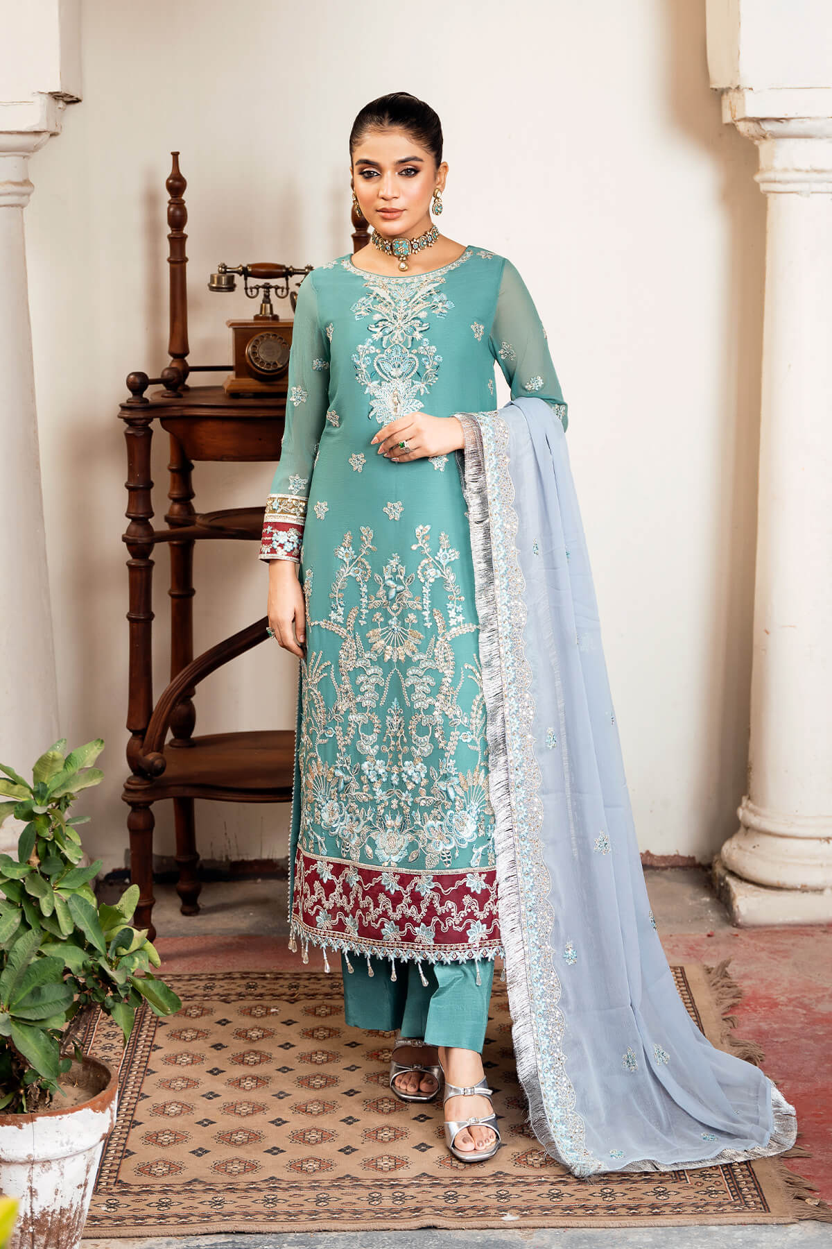 Imrozia Premium | Sitarah Luxury Chiffon 24 | I-211 Nikhat - House Of Hania