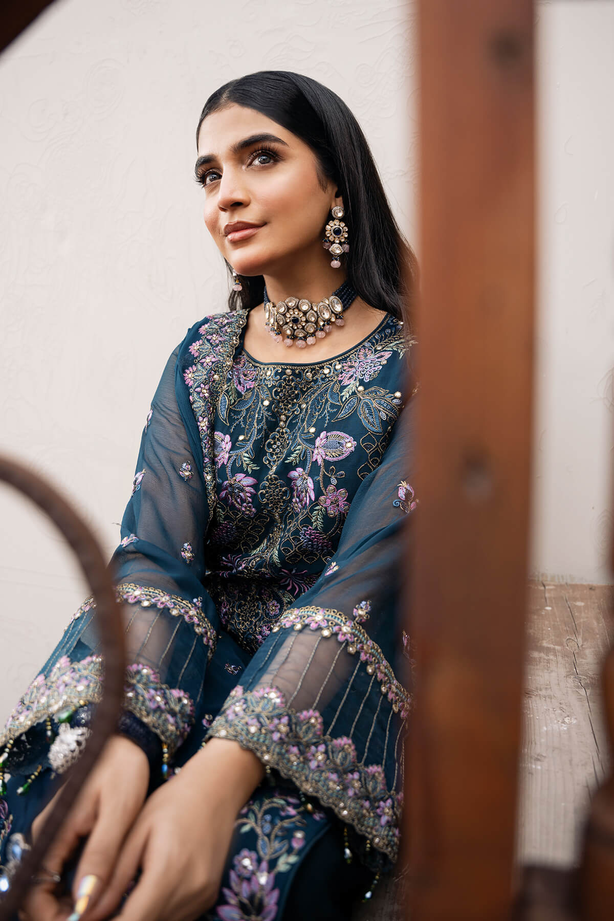 Imrozia Premium | Sitarah Luxury Chiffon 24 | I-212 Chamak - House Of Hania