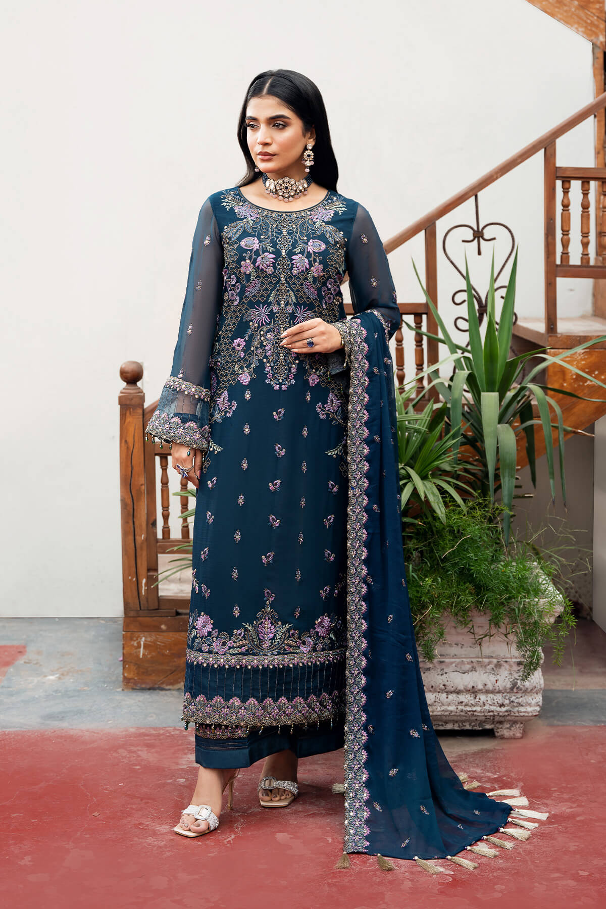 Imrozia Premium | Sitarah Luxury Chiffon 24 | I-212 Chamak - House Of Hania