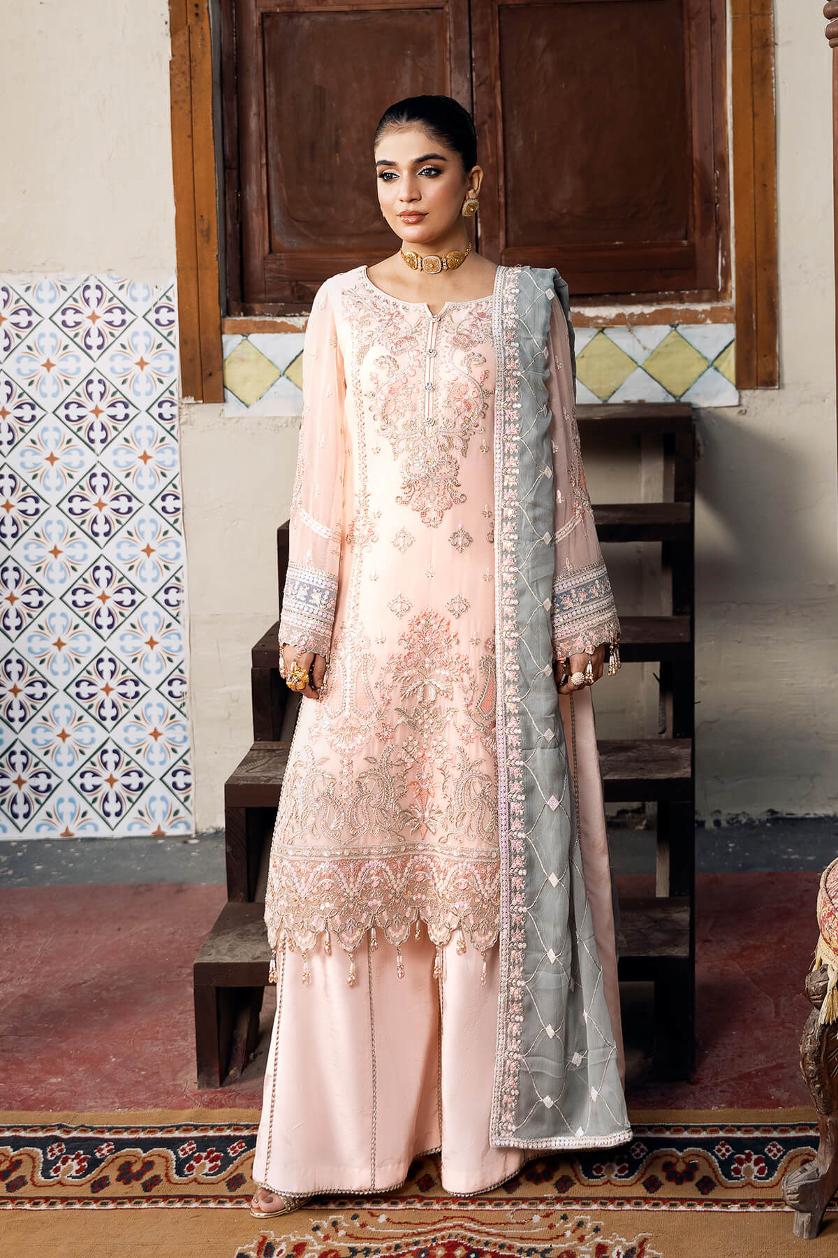 Imrozia Premium | Sitarah Luxury Chiffon 24 | I-213 Roshnayi - House Of Hania