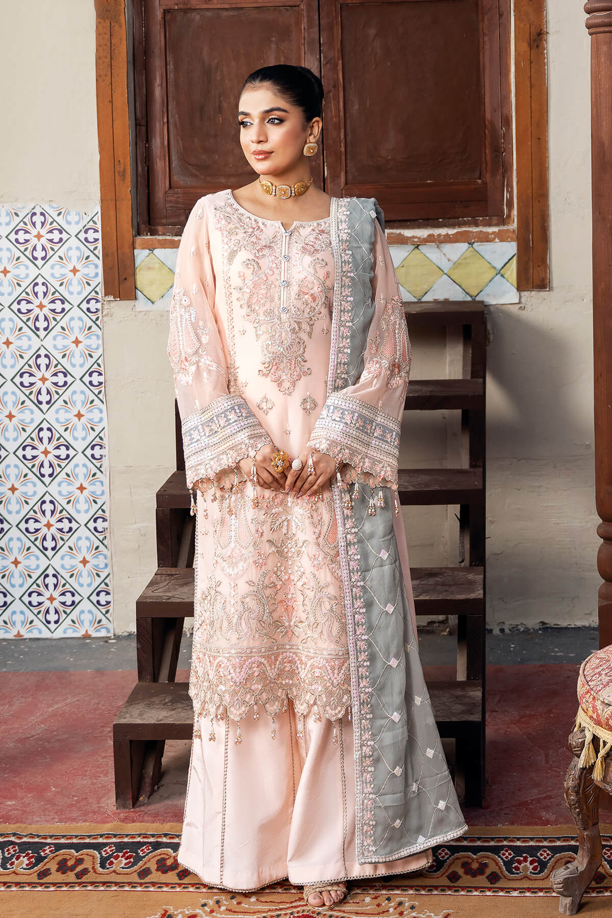 Imrozia Premium | Sitarah Luxury Chiffon 24 | I-213 Roshnayi - House Of Hania