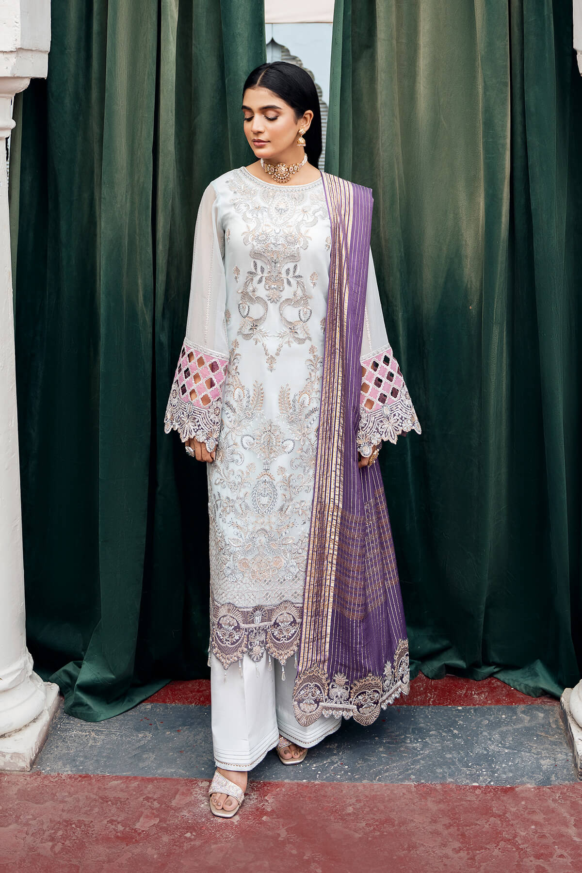 Imrozia Premium | Sitarah Luxury Chiffon 24 | I-215 Zia - House Of Hania