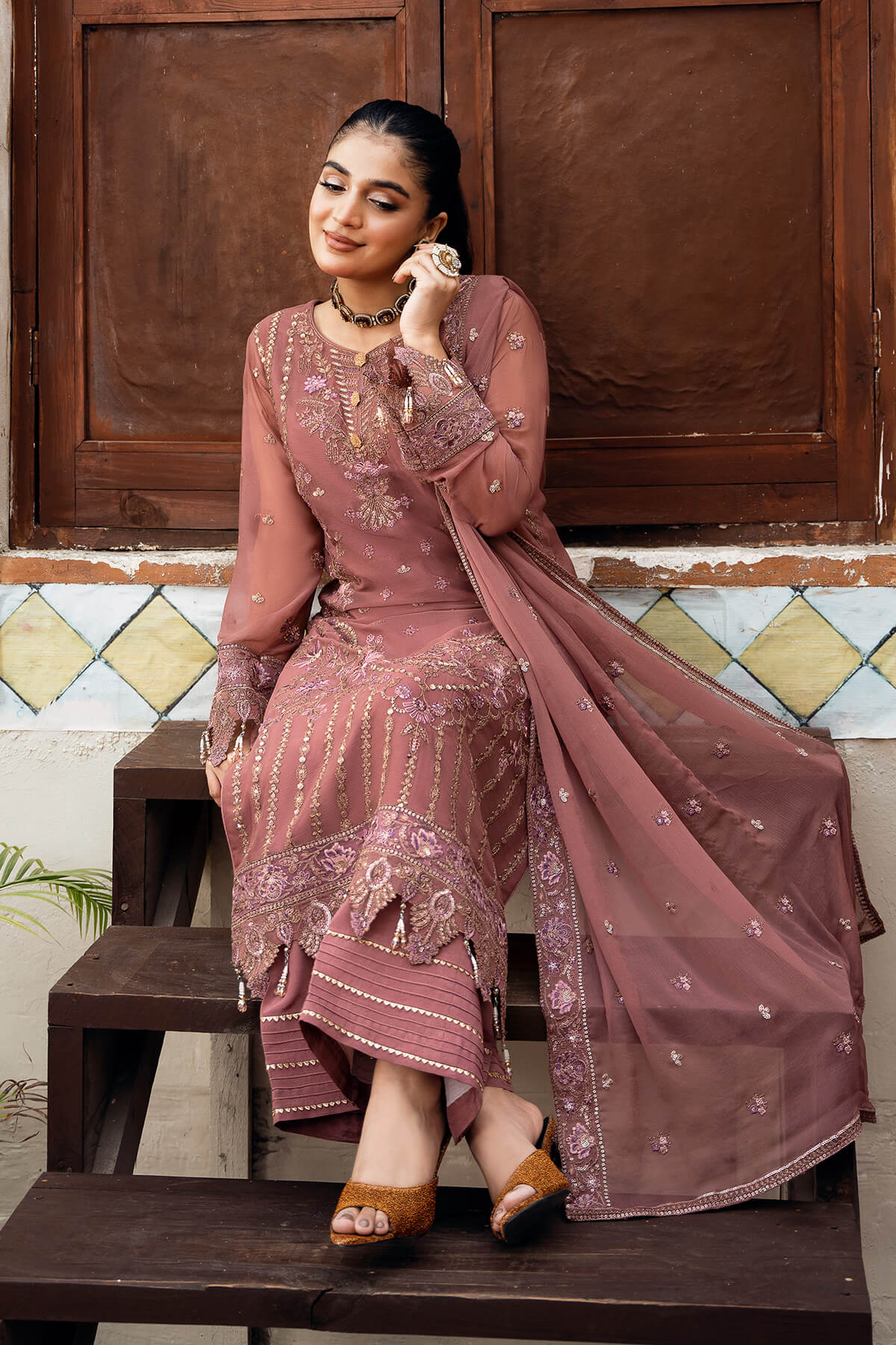 Imrozia Premium | Sitarah Luxury Chiffon 24 | I-216 Parnoor - House Of Hania