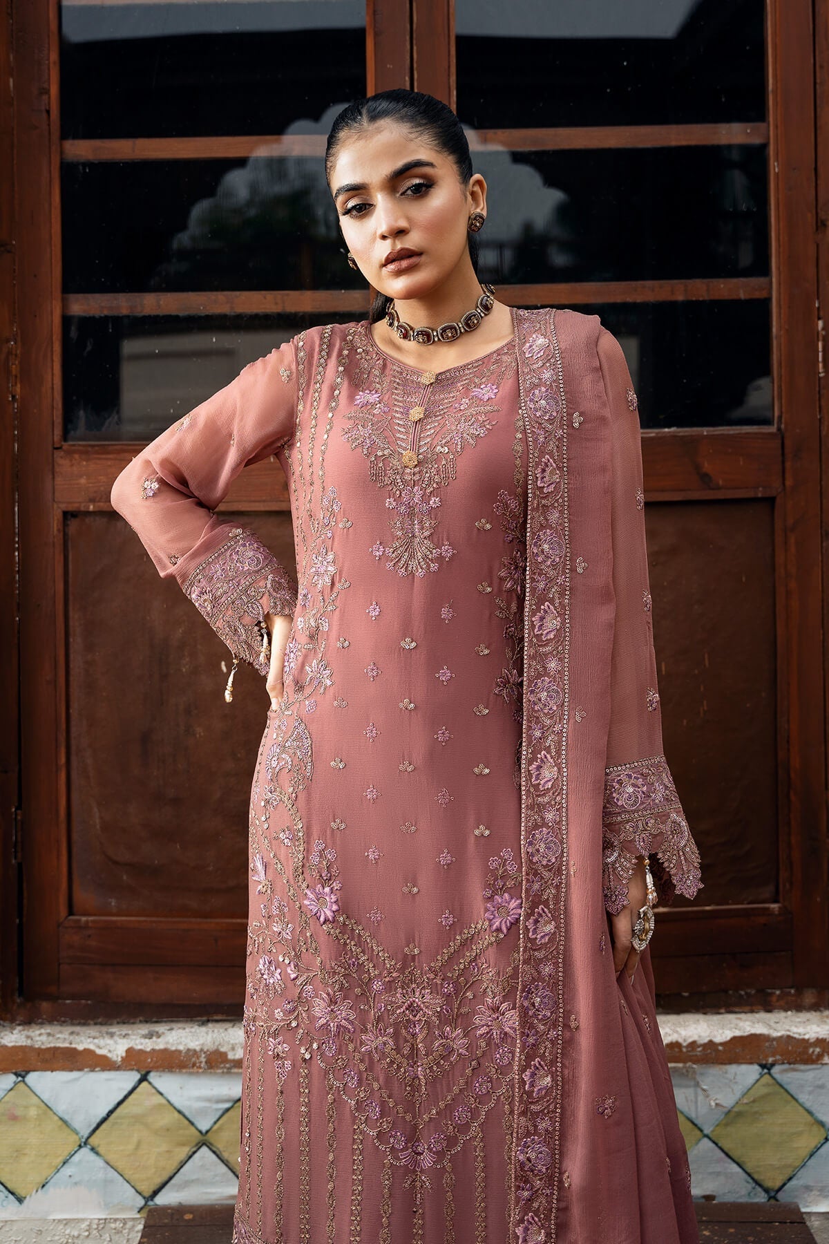 Imrozia Premium | Sitarah Luxury Chiffon 24 | I-216 Parnoor - House Of Hania