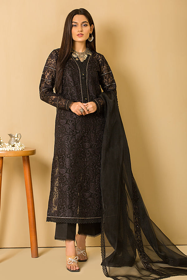 ImroziaSP-43 Black Paisley - House Of Hania