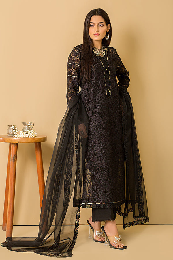 ImroziaSP-43 Black Paisley - House Of Hania