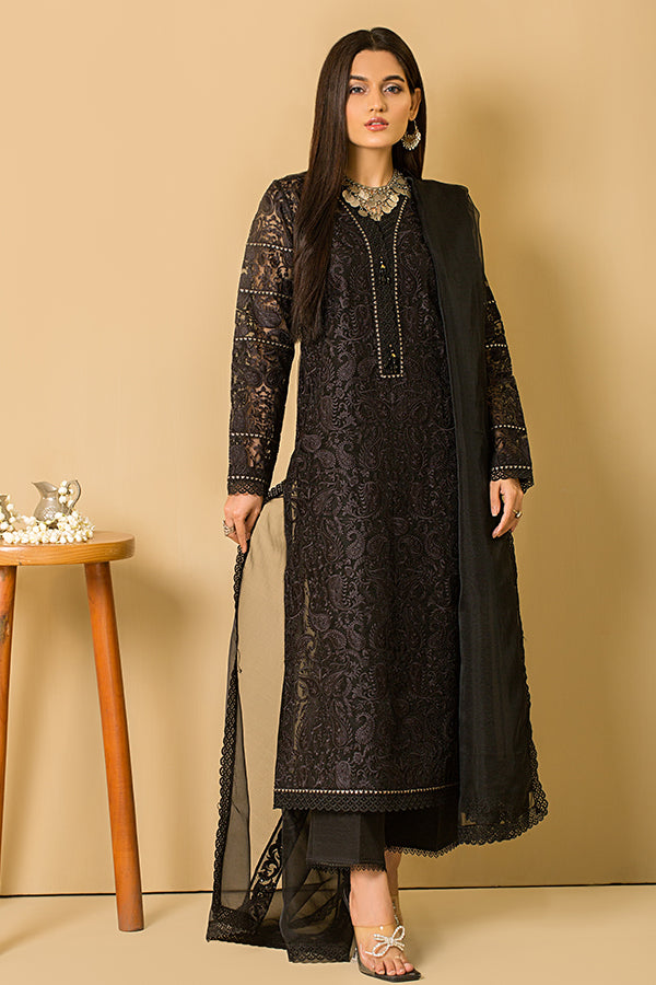ImroziaSP-43 Black Paisley - House Of Hania