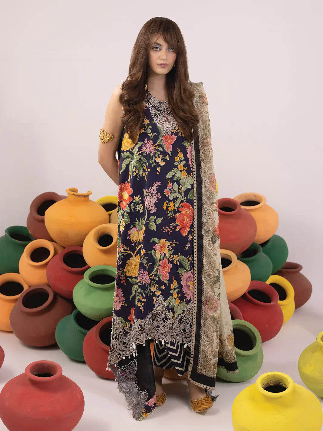 Ittehad | Faiza Faisal Rangeeli Lawn 24 | Champa - House Of Hania