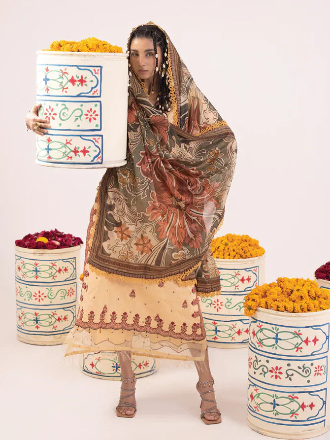 Ittehad | Faiza Faisal Rangeeli Lawn 24 | Gulabo - House Of Hania