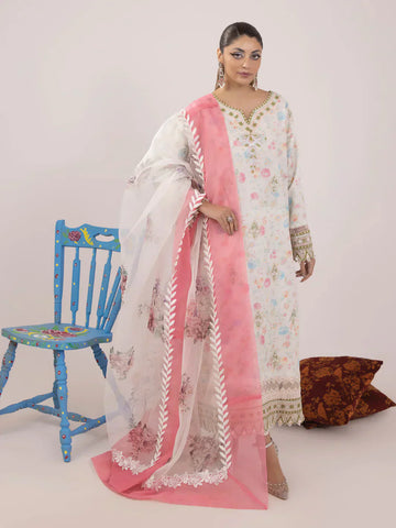 Ittehad | Faiza Faisal Rangeeli Lawn 24 | Nargis - House Of Hania
