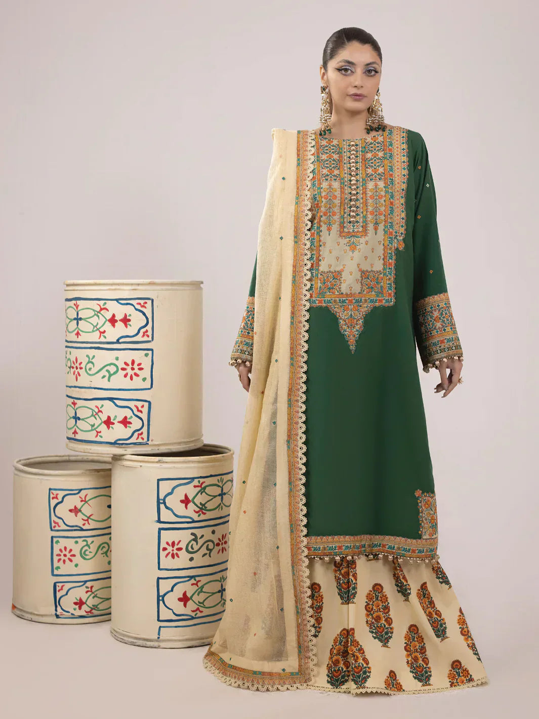 Ittehad | Faiza Faisal Rangeeli Lawn 24 | Zebo - House Of Hania