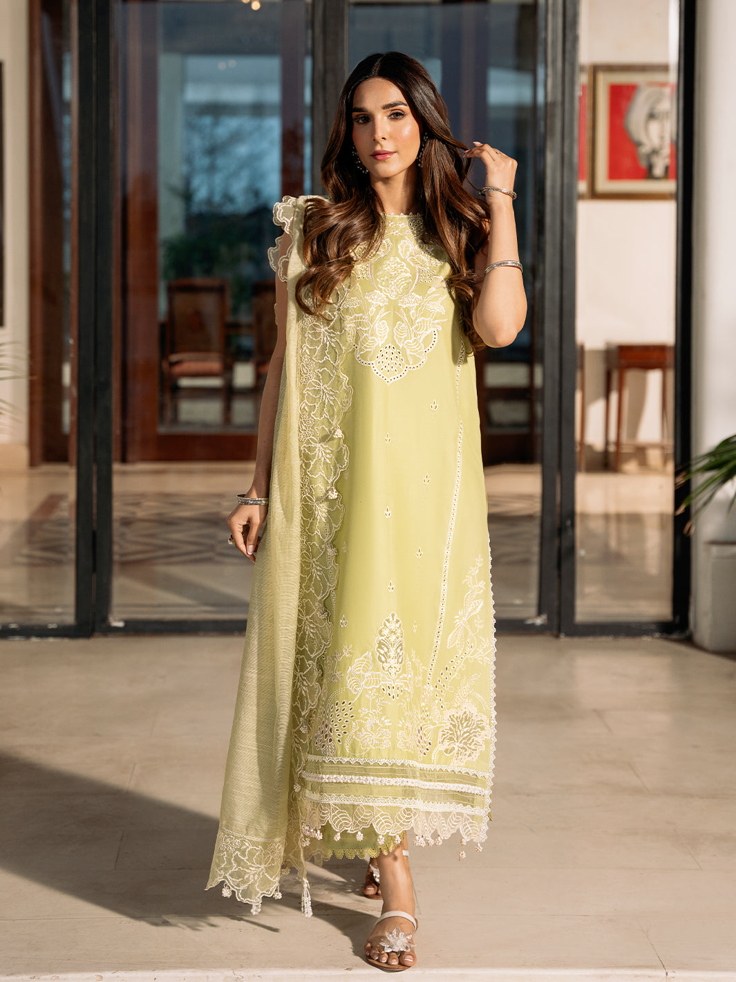 Izel | Mahveen Festive Lawn 25 | MARWA - House Of Hania