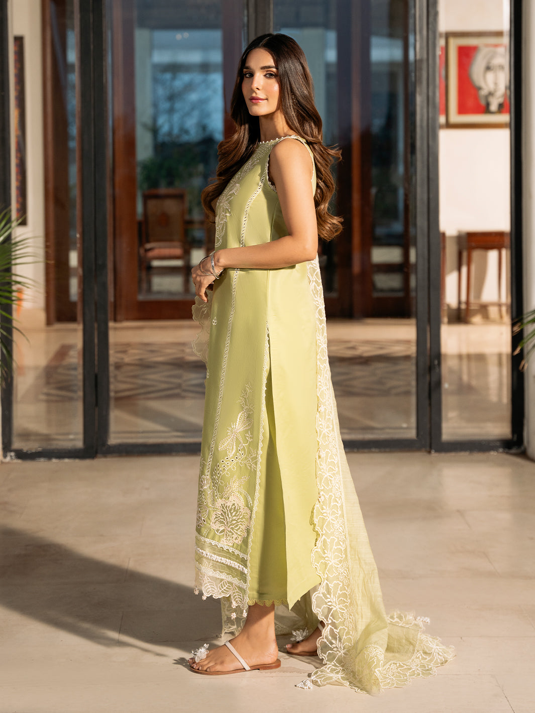 Izel | Mahveen Festive Lawn 25 | MARWA - House Of Hania