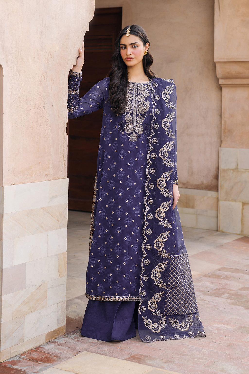 Iznik | Bandhani Formals | UE-325 - House Of Hania
