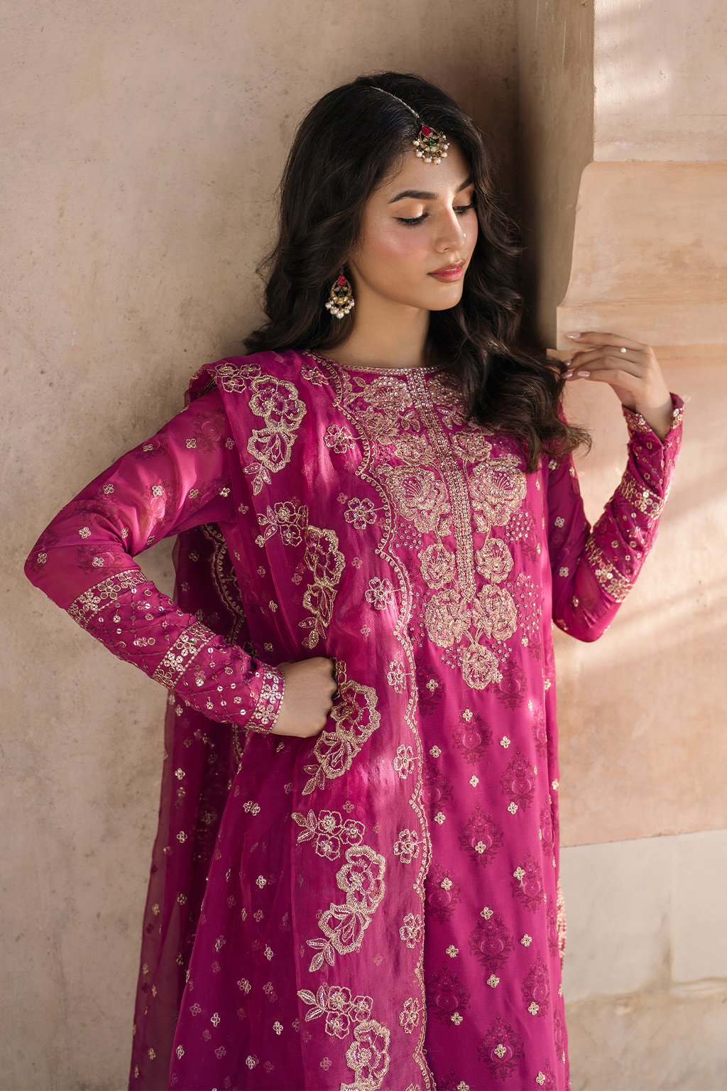 Iznik | Bandhani Formals | UE-326 - House Of Hania