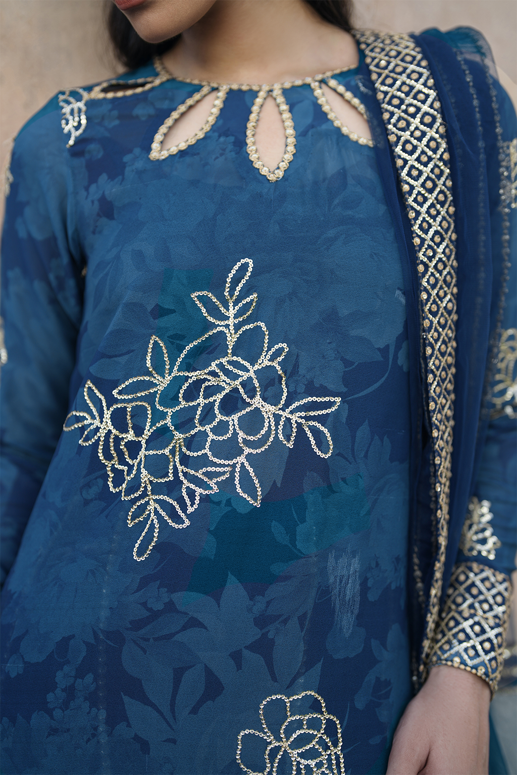Iznik | Bandhani Formals | UE-331 - House Of Hania