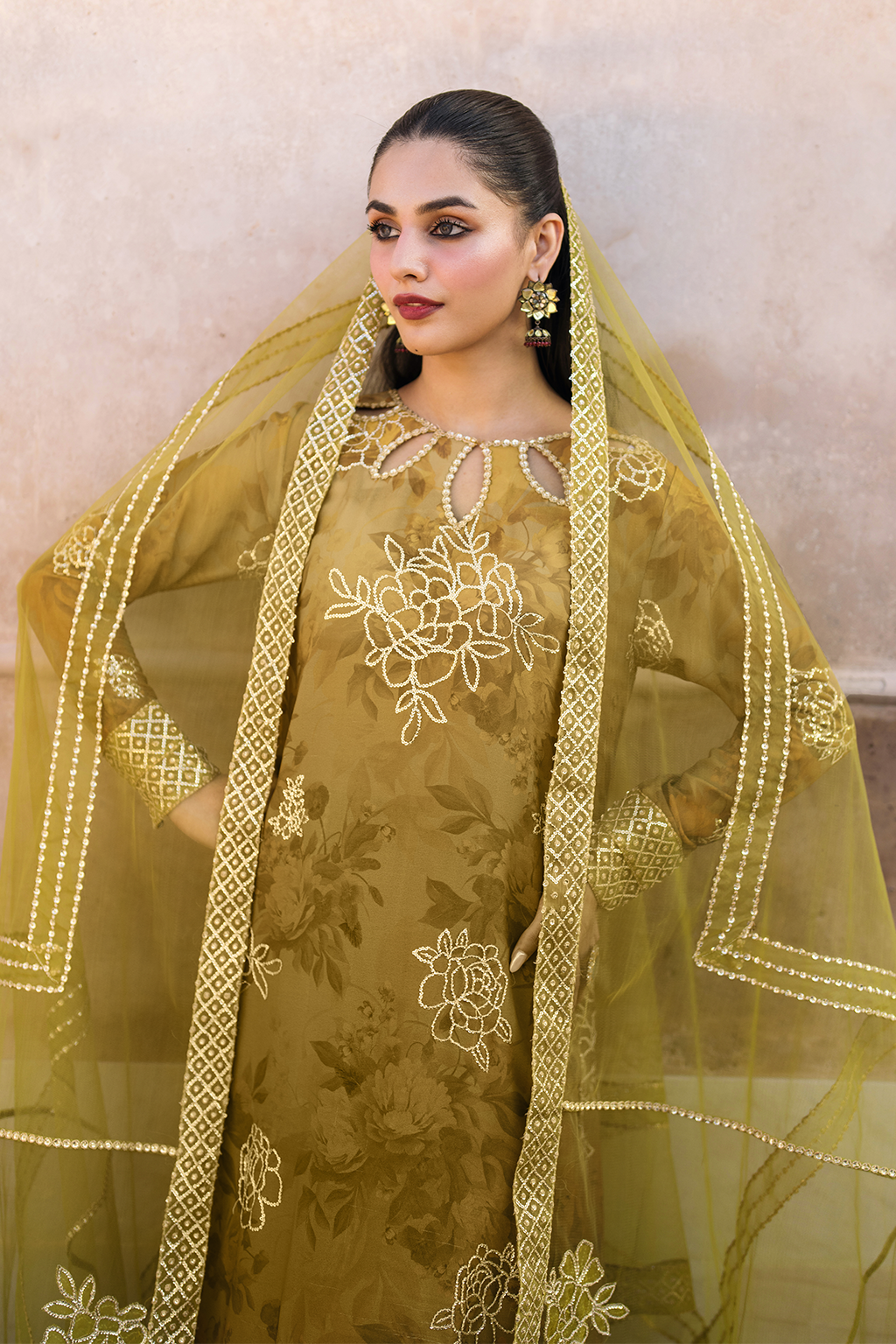 Iznik | Bandhani Formals | UE-332 - House Of Hania