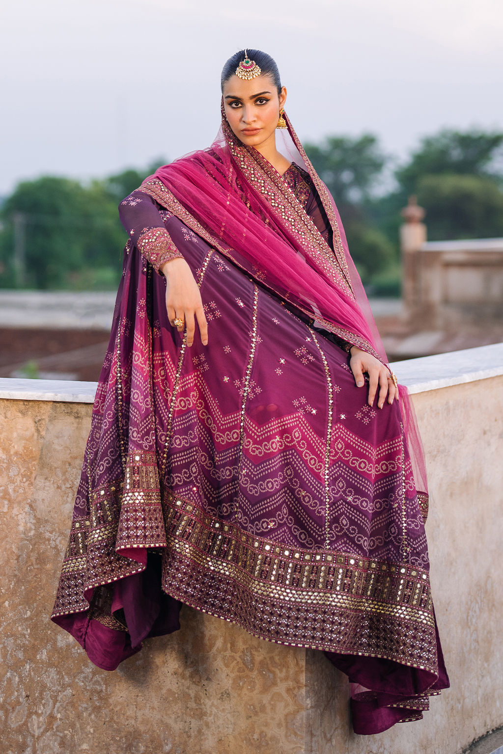 Iznik | Bandhani Formals | UE-333 - House Of Hania