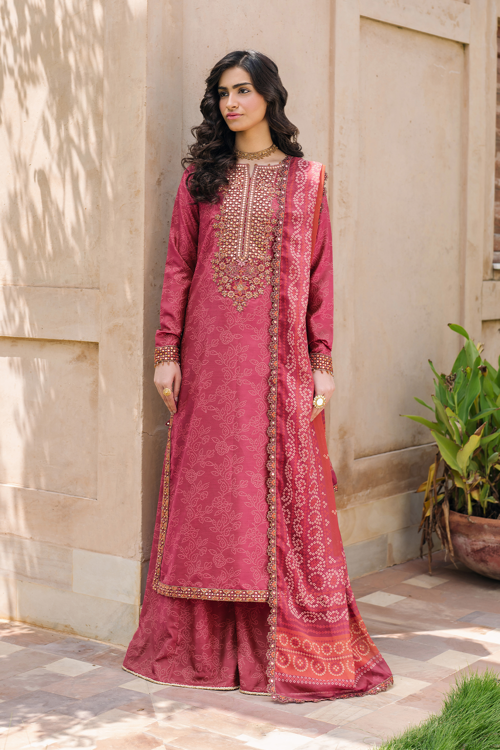 Iznik | Bandhani Formals | UE-336 - House Of Hania