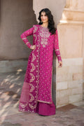 Iznik | Bandhani | UE-326 Embroidered Chiffon - House Of Hania