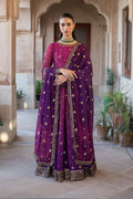 Iznik | Bandhani | UE-327 Embroidered Chiffon - House Of Hania