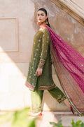 Iznik | Bandhani | UE-329 Embroidered Chiffon - House Of Hania