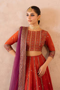 Iznik | Bandhani | UE-334 Embroidered Chiffon - House Of Hania