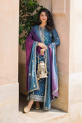 Iznik | Bandhani | UE-335 Embroidered Chiffon - House Of Hania