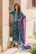 Iznik | Bandhani | UE-335 Embroidered Chiffon - House Of Hania