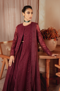 Iznik | Chiffonkari Formals | ICK-01 Embroidered Chiffon - House Of Hania