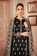 Iznik | Chiffonkari Formals | ICK-03 Embroidered Chiffon - House Of Hania